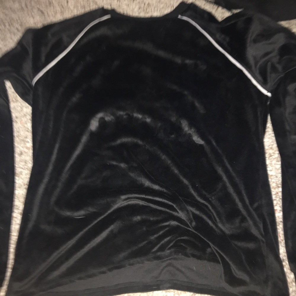 small velvet power shirt